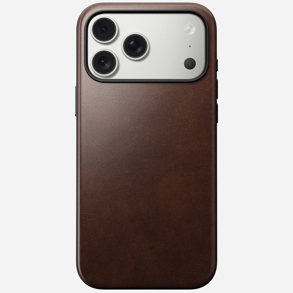 Modern Leather Case - iPhone 17 Pro Max | Rustic Brown | Horween | NOMAD® - Image 8