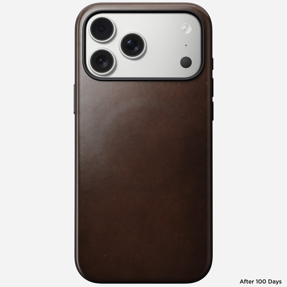 Modern Leather Case - iPhone 17 Pro Max | Rustic Brown | Horween | NOMAD® - Image 4