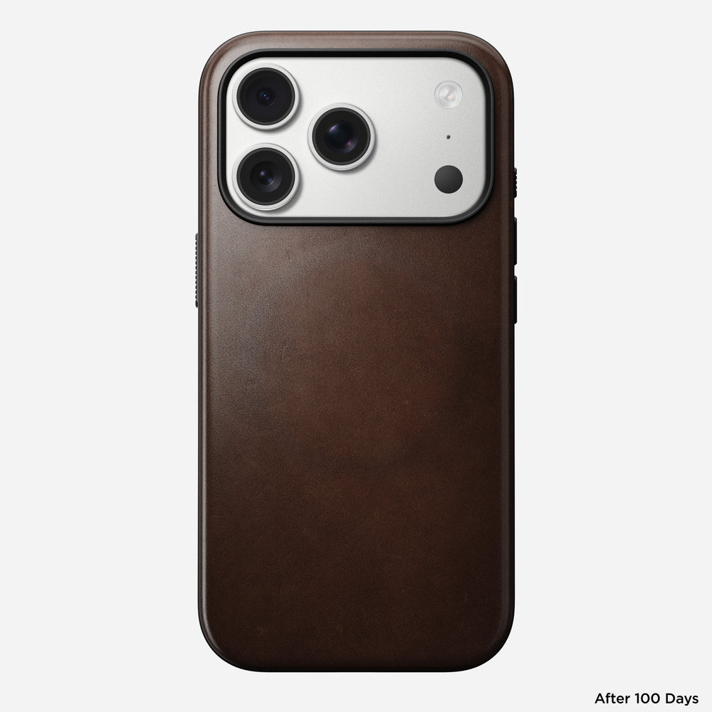 Modern Leather Case - iPhone 17 Pro | Rustic Brown | Horween | NOMAD® - Image 4