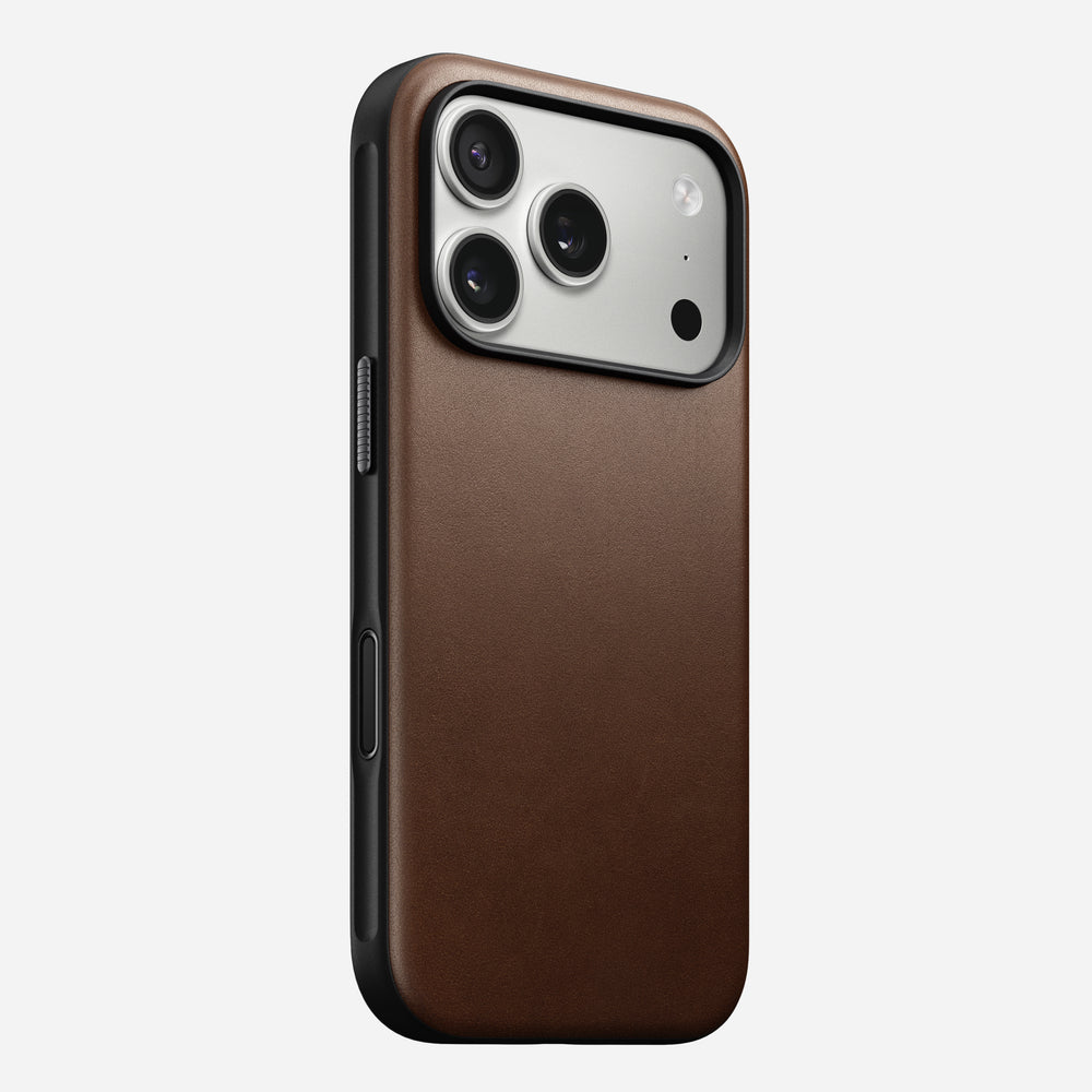 Modern Leather Case - iPhone 17 Pro | Brown | Nomad Leather | NOMAD®