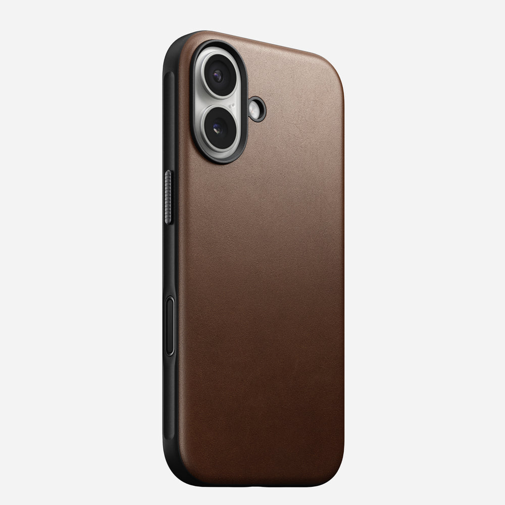Modern Leather Case - iPhone 17 | Brown | Nomad Leather | NOMAD®