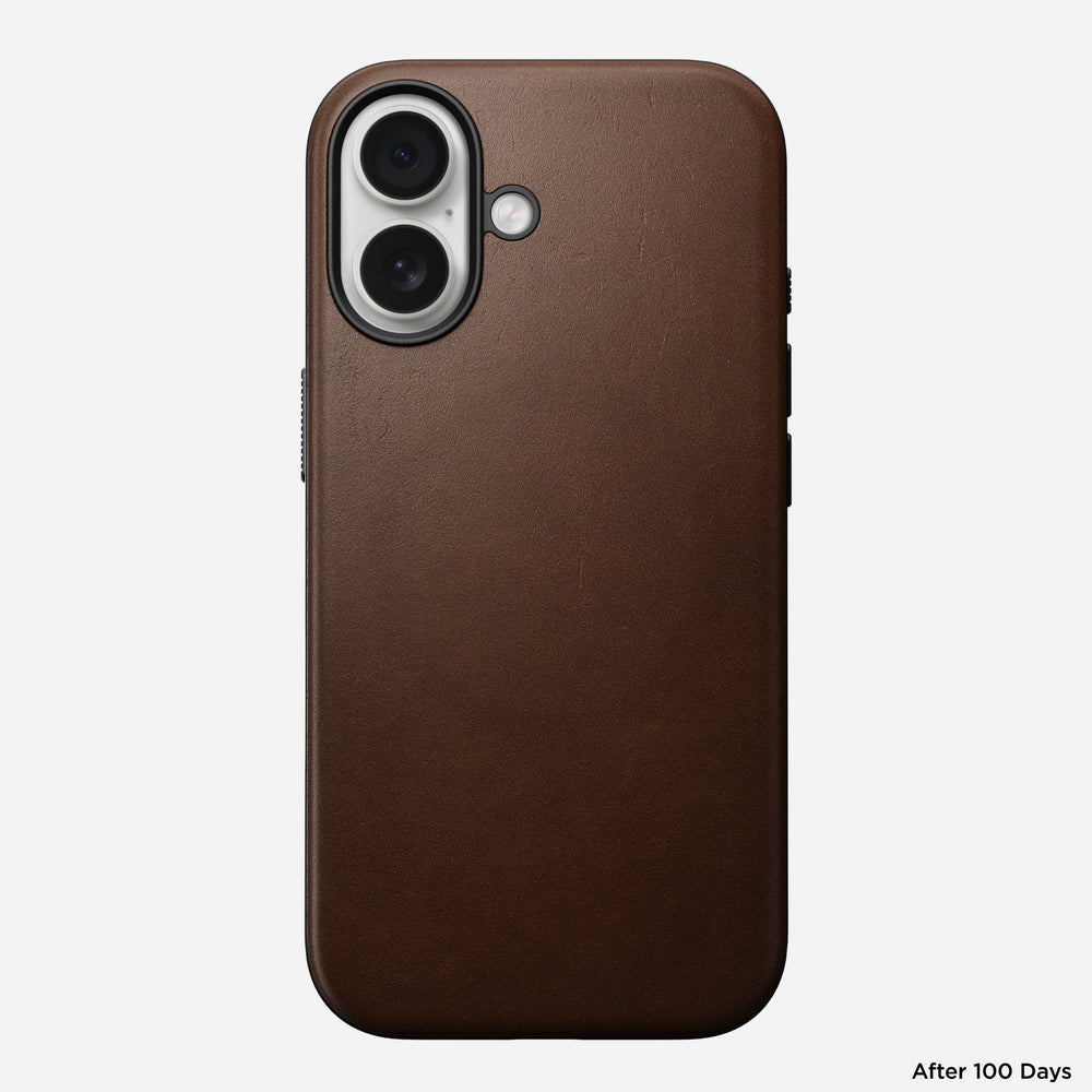 Modern Leather Case - iPhone 17 | Brown | Nomad Leather | NOMAD® - Image 3