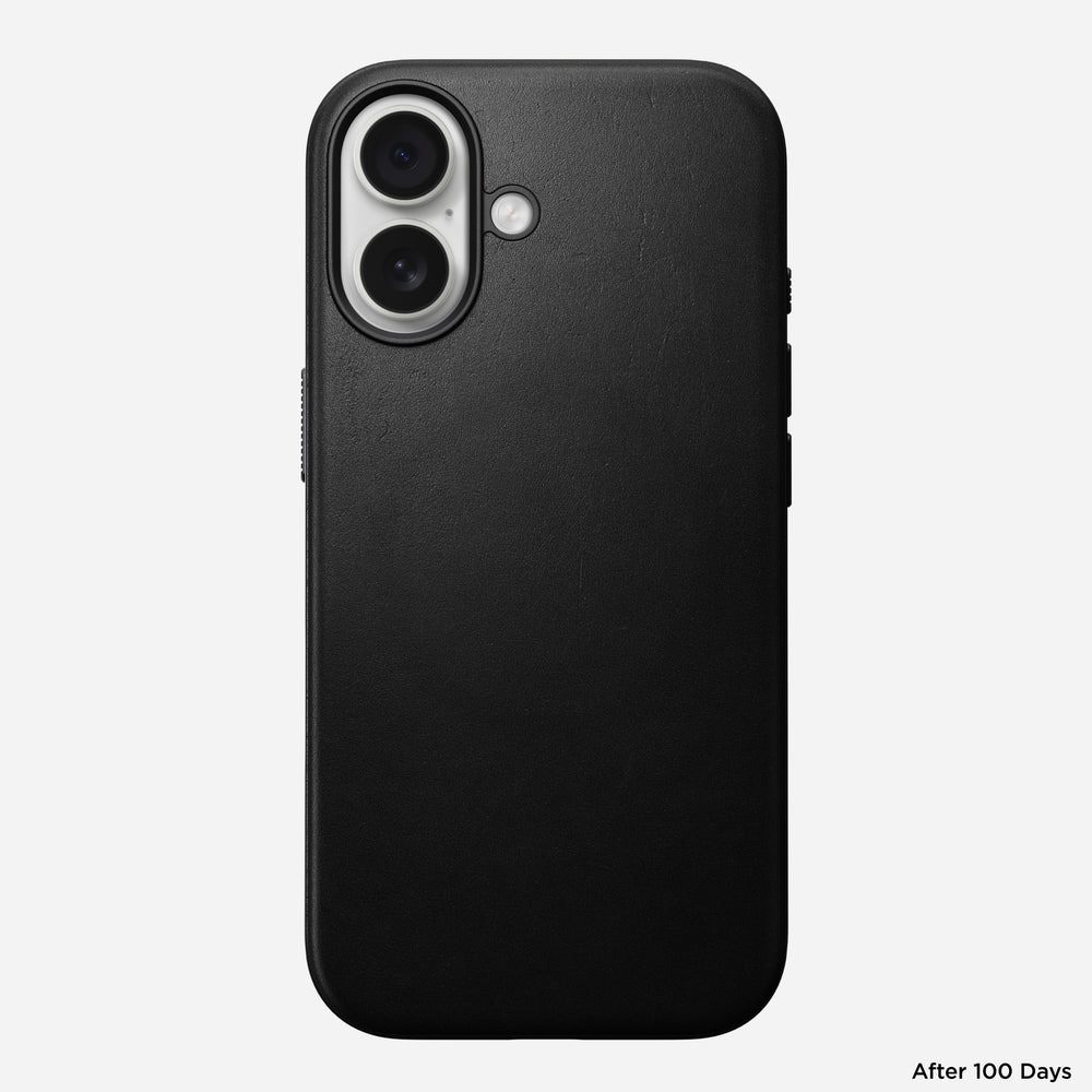 Modern Leather Case - iPhone 17 | Black | Nomad Leather| NOMAD® - Image 4