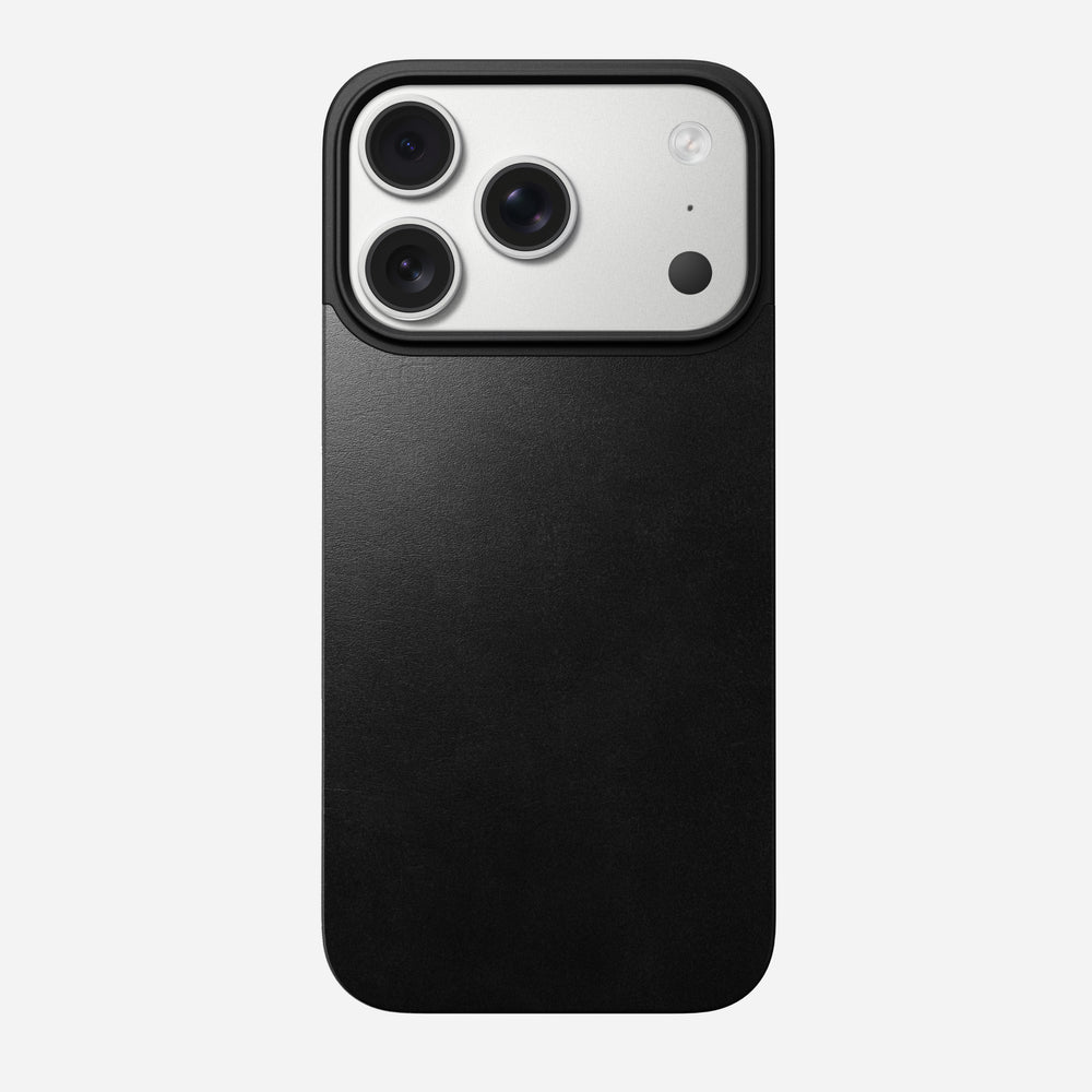 Magnetic Leather Back - iPhone 17 Pro | Black | Horween | MagSafe | NOMAD® - Image 5