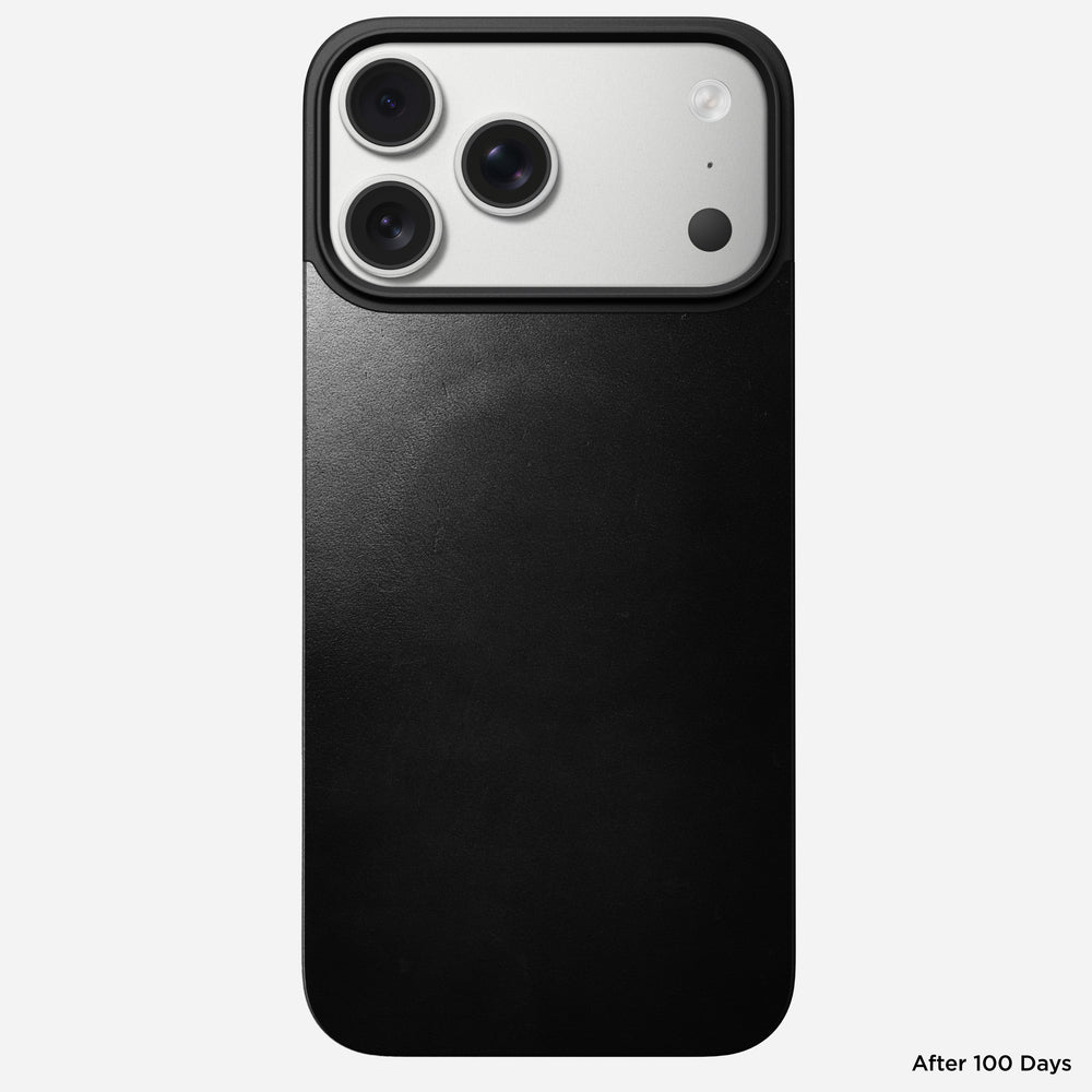 Magnetic Leather Back - iPhone 17 Pro Max | Black | Horween | MagSafe | NOMAD® - Image 3