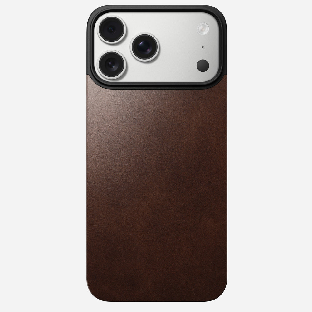 Magnetic Leather Back - iPhone 17 Pro Max | Rustic Brown | Horween | MagSafe | NOMAD® - Image 5