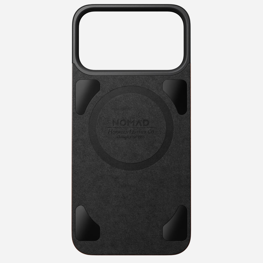 Magnetic Leather Back - iPhone 17 Pro Max | Rustic Brown | Horween | MagSafe | NOMAD® - Image 4