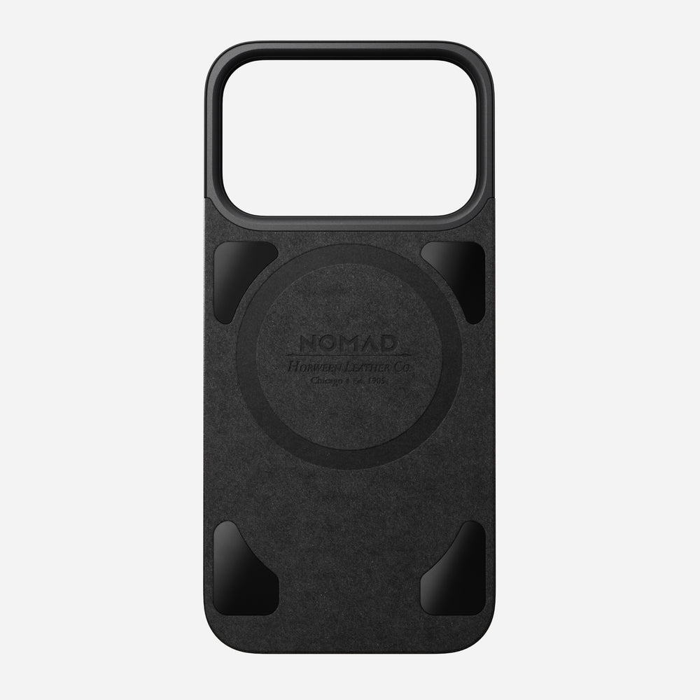 Magnetic Leather Back - iPhone 17 Pro | Black | Horween | MagSafe | NOMAD® - Image 4
