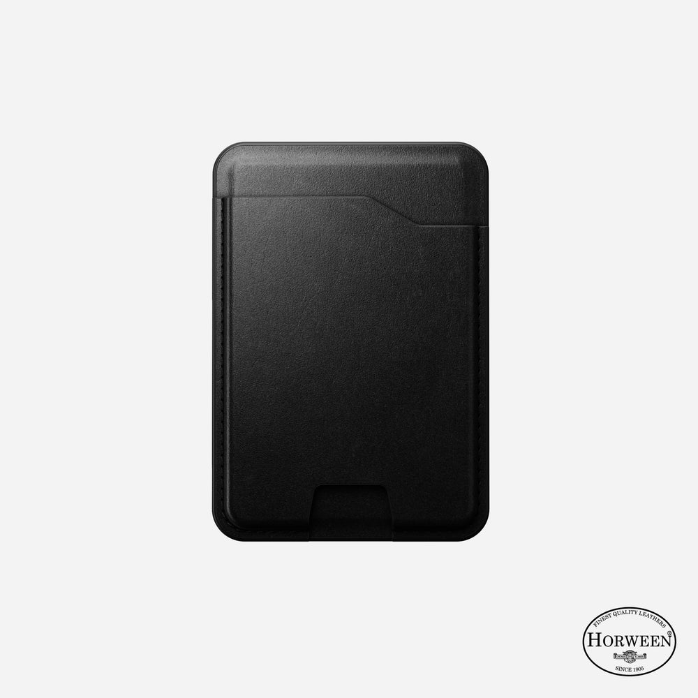 Leather Mag Wallet with Find My Tracking - Black | Horween | NOMAD® - Image 2