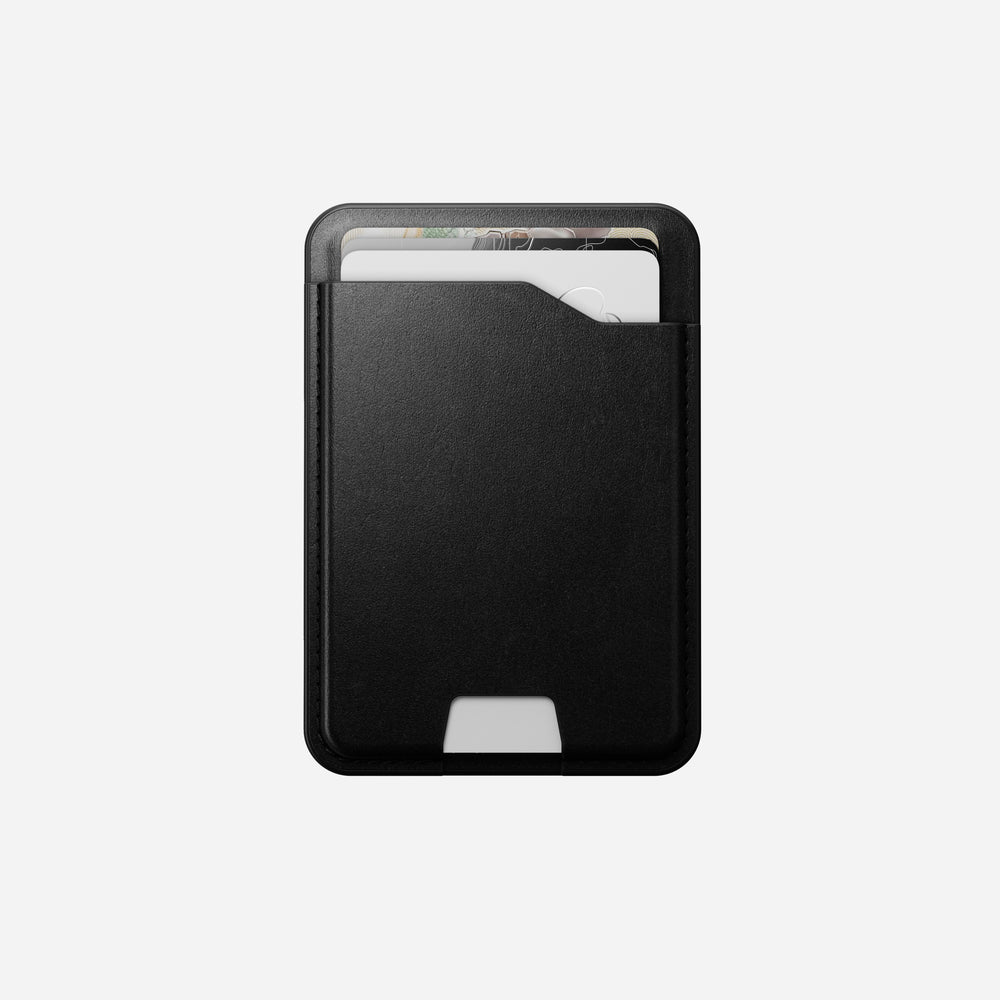 Leather Mag Wallet with Find My Tracking - Black | Horween | NOMAD® - Image 6