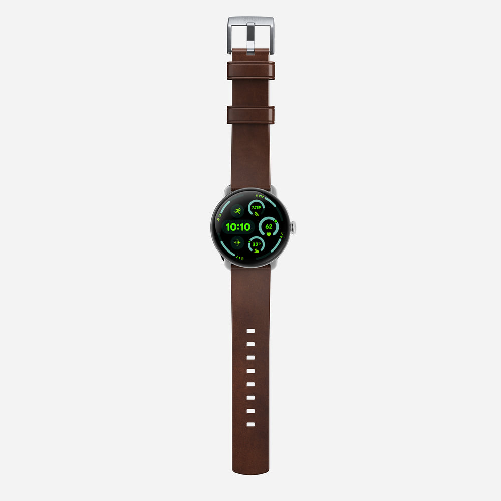 Active Band Pro - Pixel Watch | 45mm | Silver Hardware | Horween Brown - Image 7