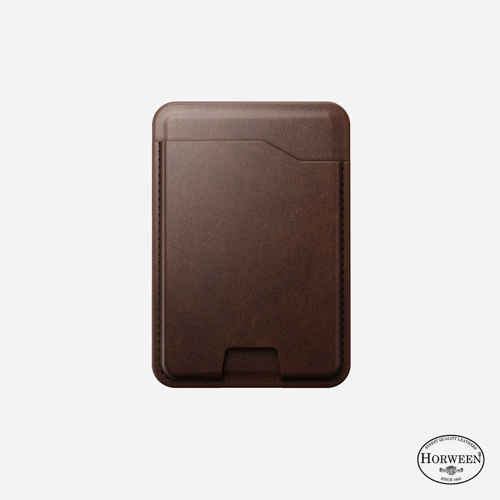 Leather Mag Wallet with Find My Tracking - Rustic Brown | Horween | NOMAD® - Image 2