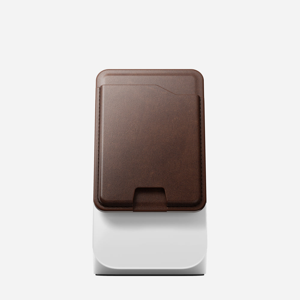 Leather Mag Wallet with Find My Tracking - Rustic Brown | Horween | NOMAD® - Image 8