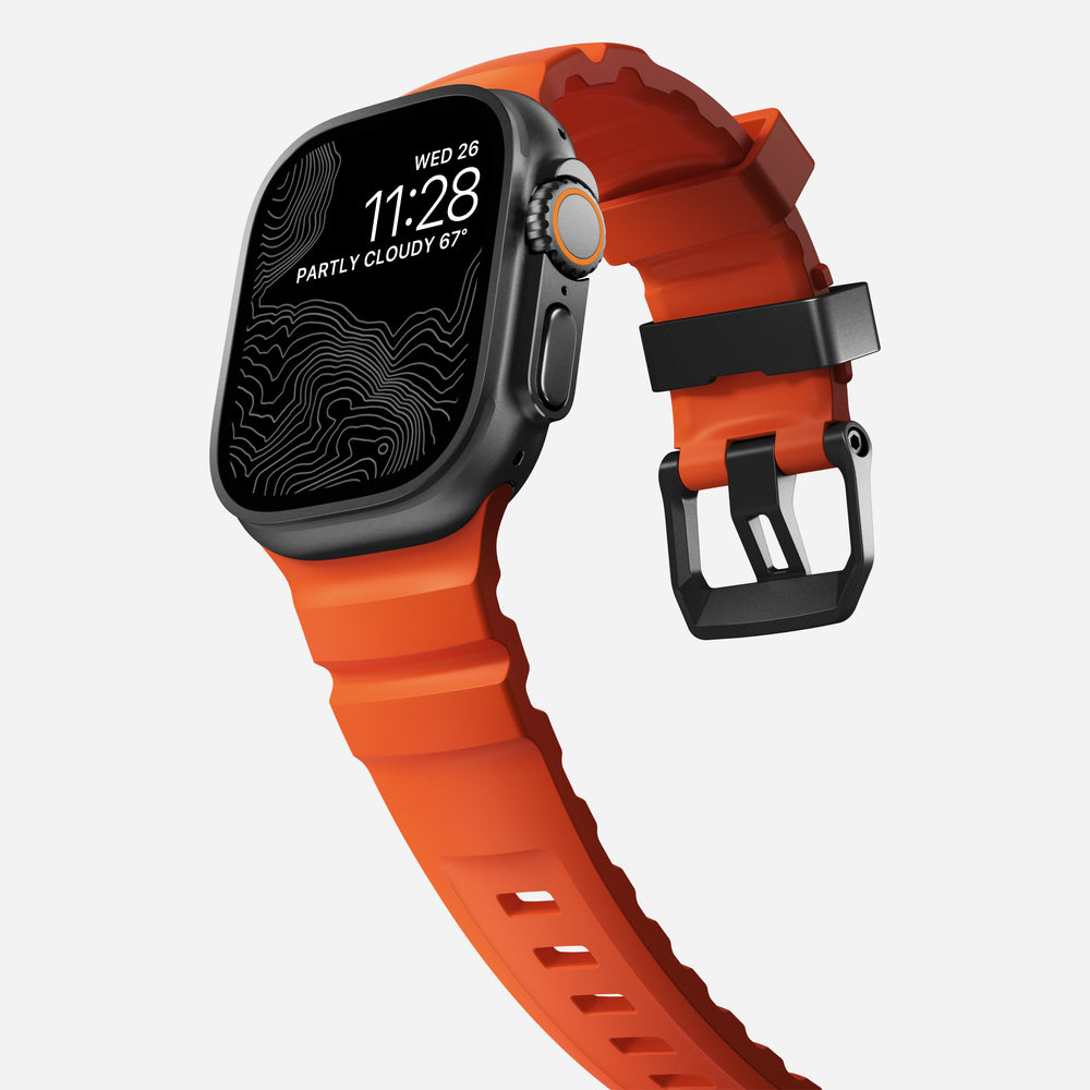 Rocky Point Band - 46mm/49mm | Magma | Black Hardware | NOMAD® - Image 10