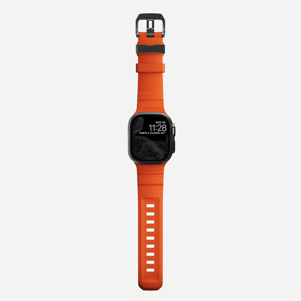 Rocky Point Band - 46mm/49mm | Magma | Black Hardware | NOMAD® - Image 8