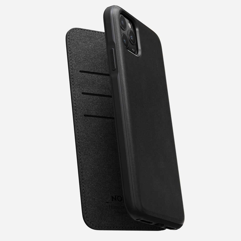 Modern Leather Folio for iPhone 11 Pro Max, Black | NOMAD® - Image 6