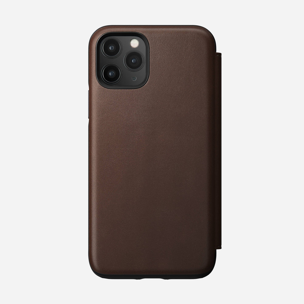 Modern Leather Tri-Folio - iPhone 11 Pro | Rustic Brown | Horween | NOMAD®