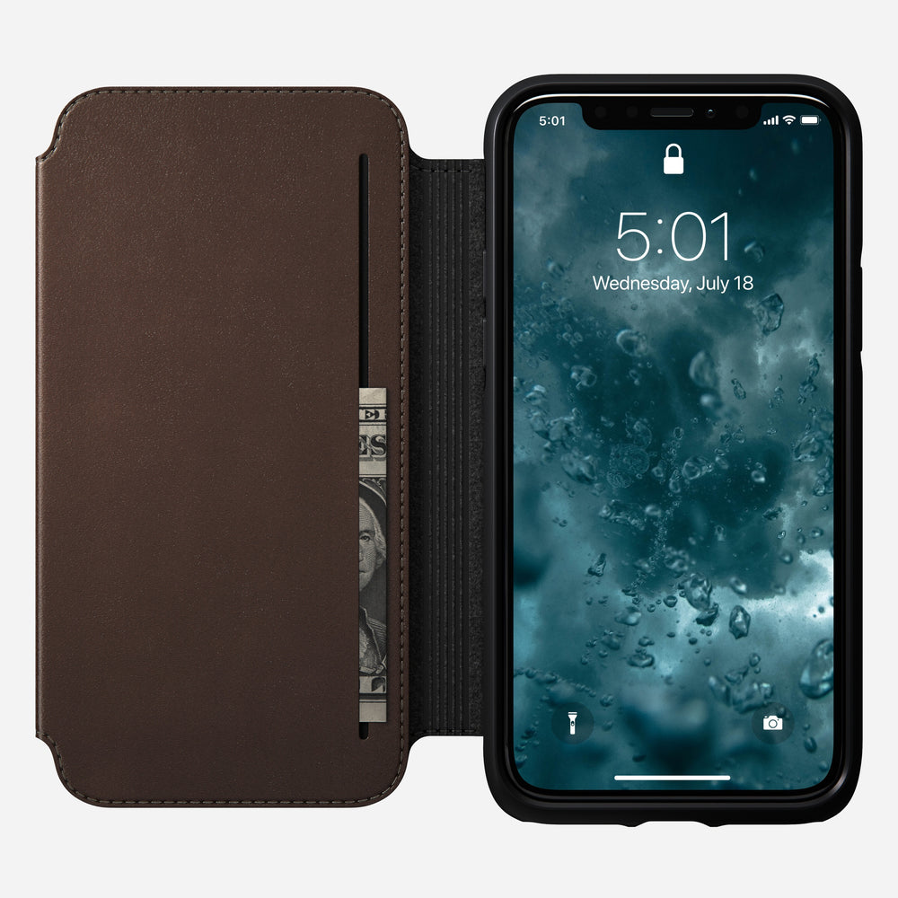 Modern Leather Tri-Folio - iPhone 11 Pro | Rustic Brown | Horween | NOMAD® - Image 3