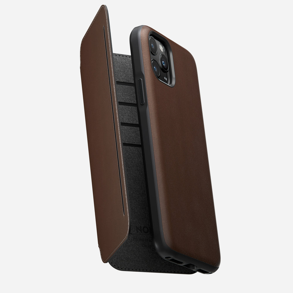 Modern Leather Tri-Folio - iPhone 11 Pro | Rustic Brown | Horween | NOMAD® - Image 6