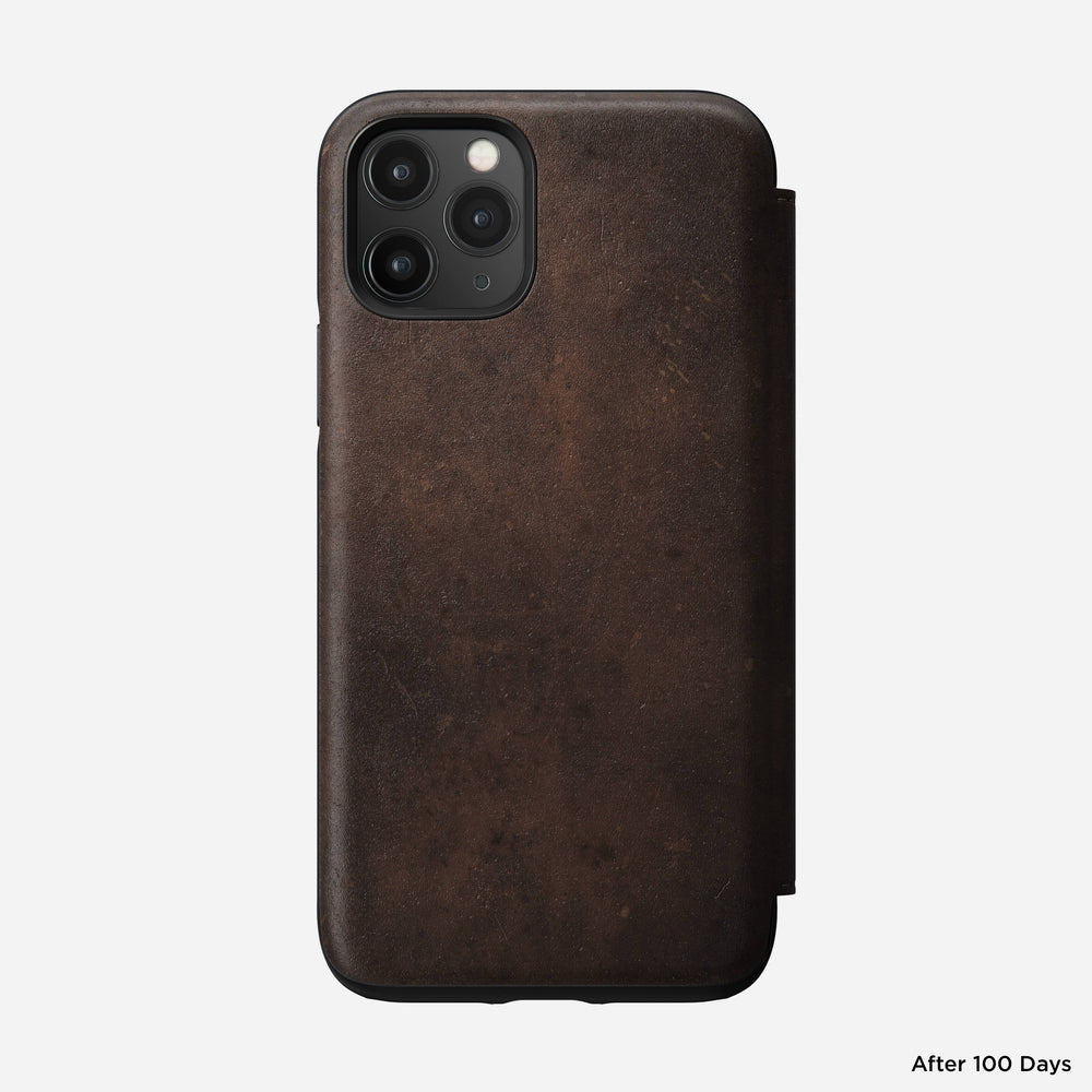 Modern Leather Tri-Folio - iPhone 11 Pro | Rustic Brown | Horween | NOMAD® - Image 2