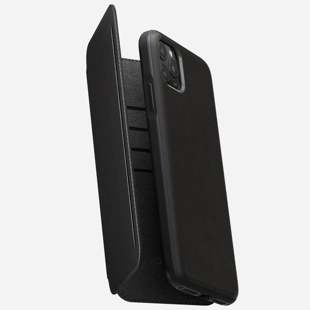 Modern Leather Tri-Folio - iPhone 11 Pro Max | Black | Horween | NOMAD® - Image 6