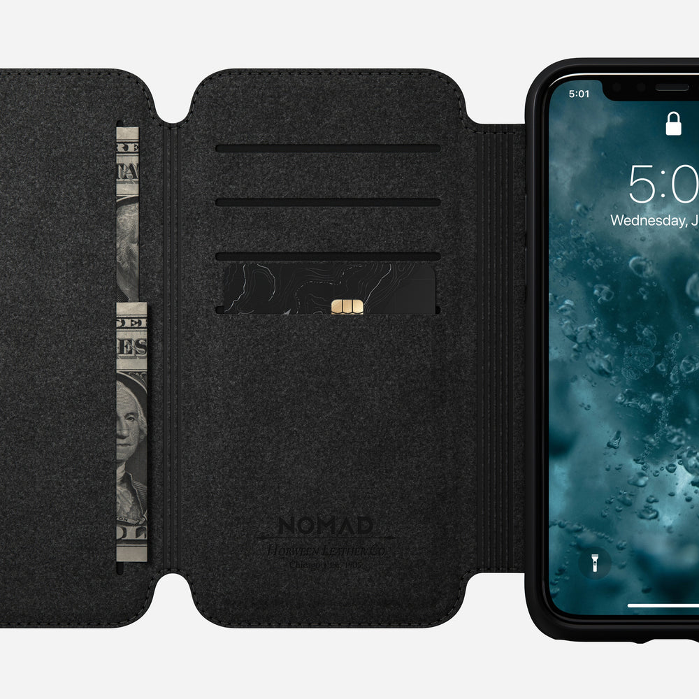 Modern Leather Tri-Folio - iPhone 11 Pro | Rustic Brown | Horween | NOMAD® - Image 4