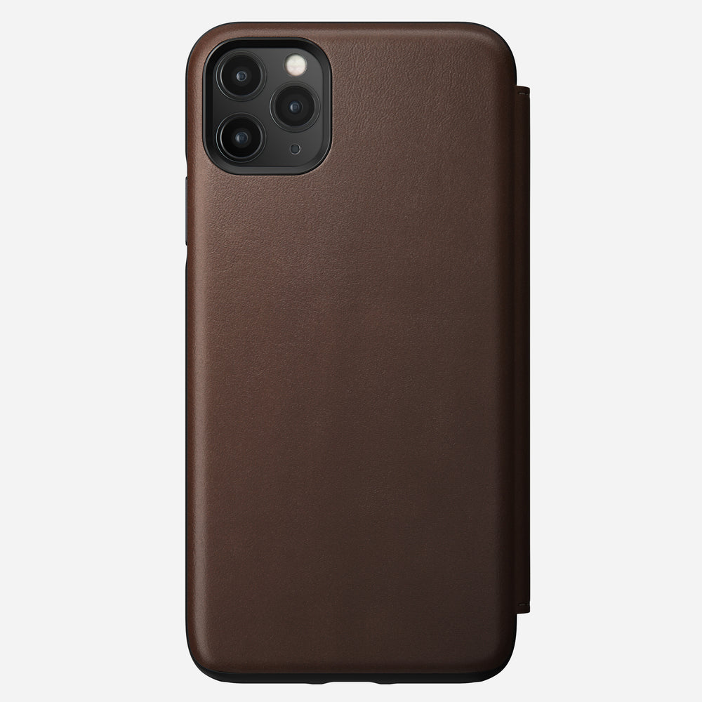 Modern Leather Tri-Folio - iPhone 11 Pro Max | Rustic Brown | Horween | NOMAD®