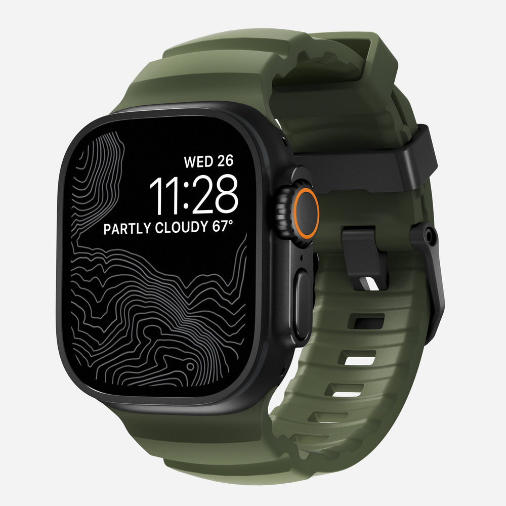Rocky Point Band - 46mm/49mm | Forest | Black Hardware | NOMAD®