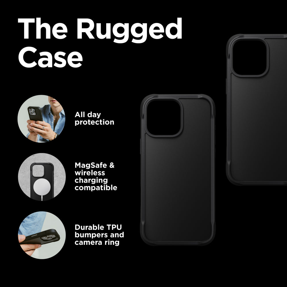 Rugged Case - iPhone 14 Black | NOMAD® - Image 3