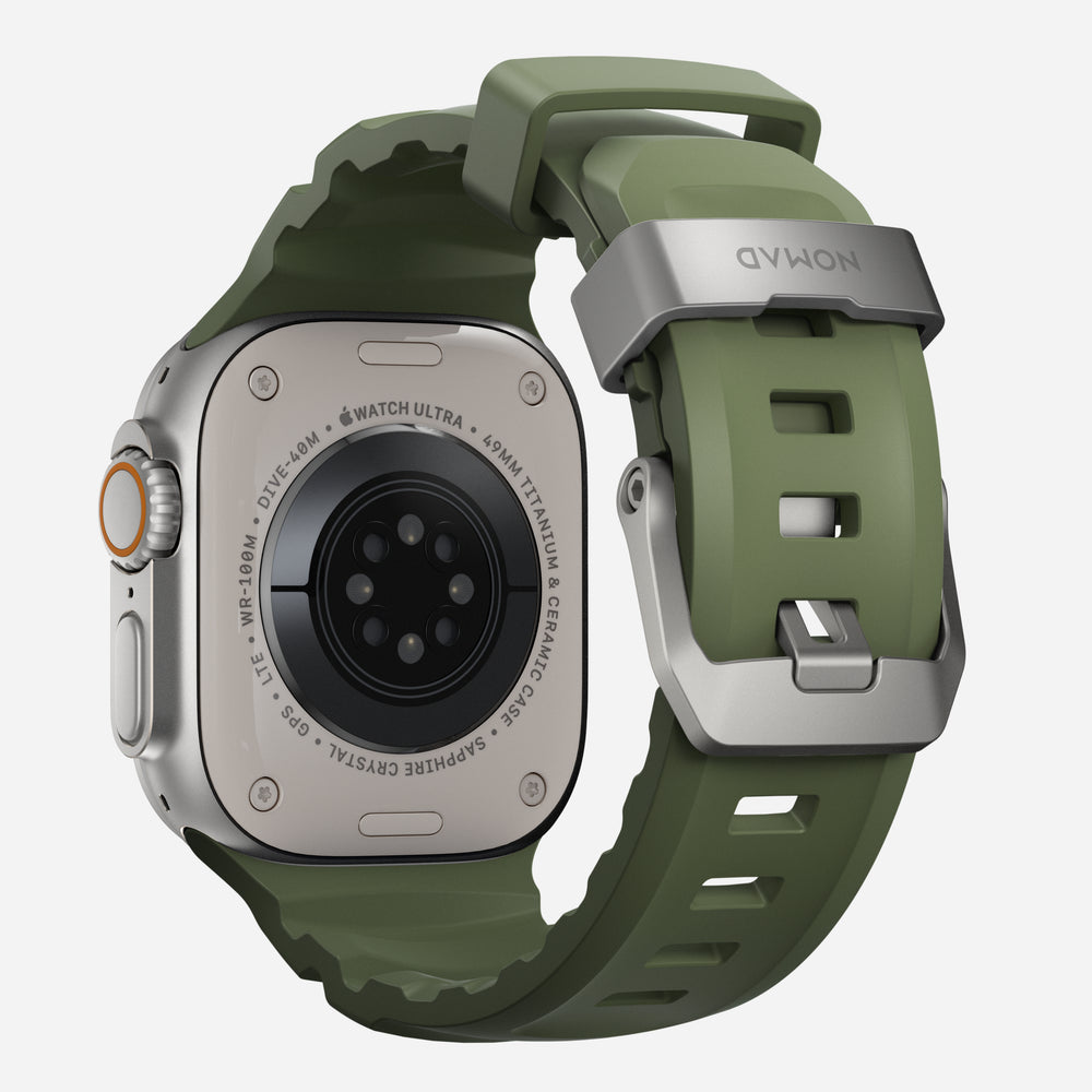 Rocky Point Band - 46mm/49mm | Forest | Natural Hardware | NOMAD® - Image 2