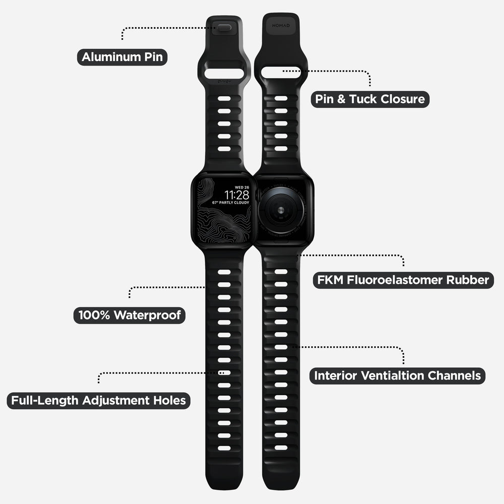 Sport Band - 41mm/42mm | Black | NOMAD® - Image 4