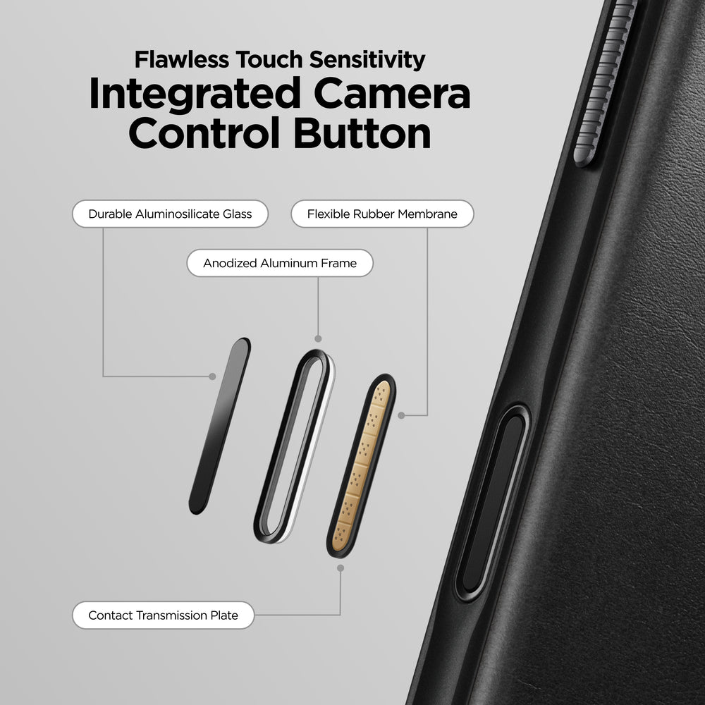 Modern Leather Case - iPhone 17 Pro Max | Black | Horween | NOMAD® - Image 3