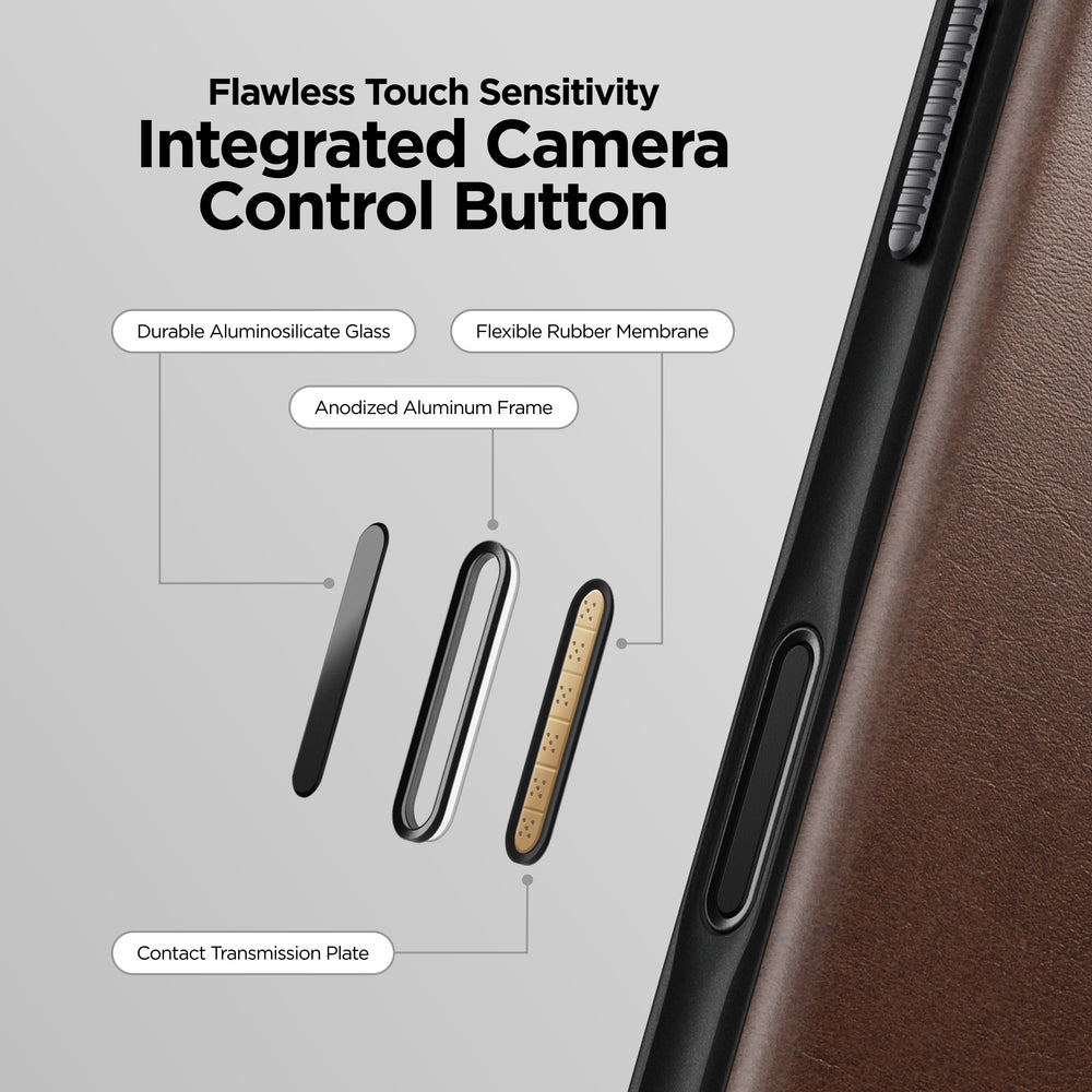 Modern Leather Folio - iPhone 17 Pro Max | Rustic Brown | Horween | NOMAD® - Image 3