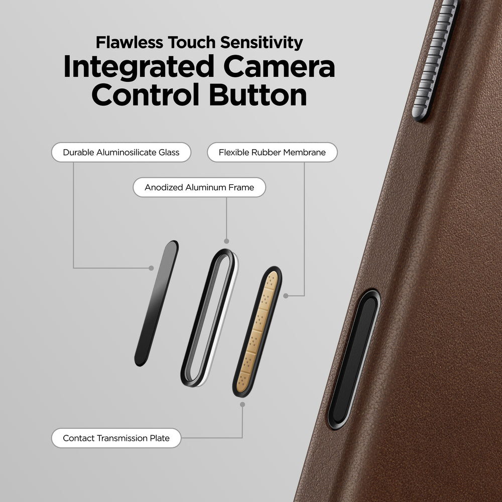 Traditional Leather Case - iPhone 17 Pro | Brown | Nomad Leather | NOMAD® - Image 3