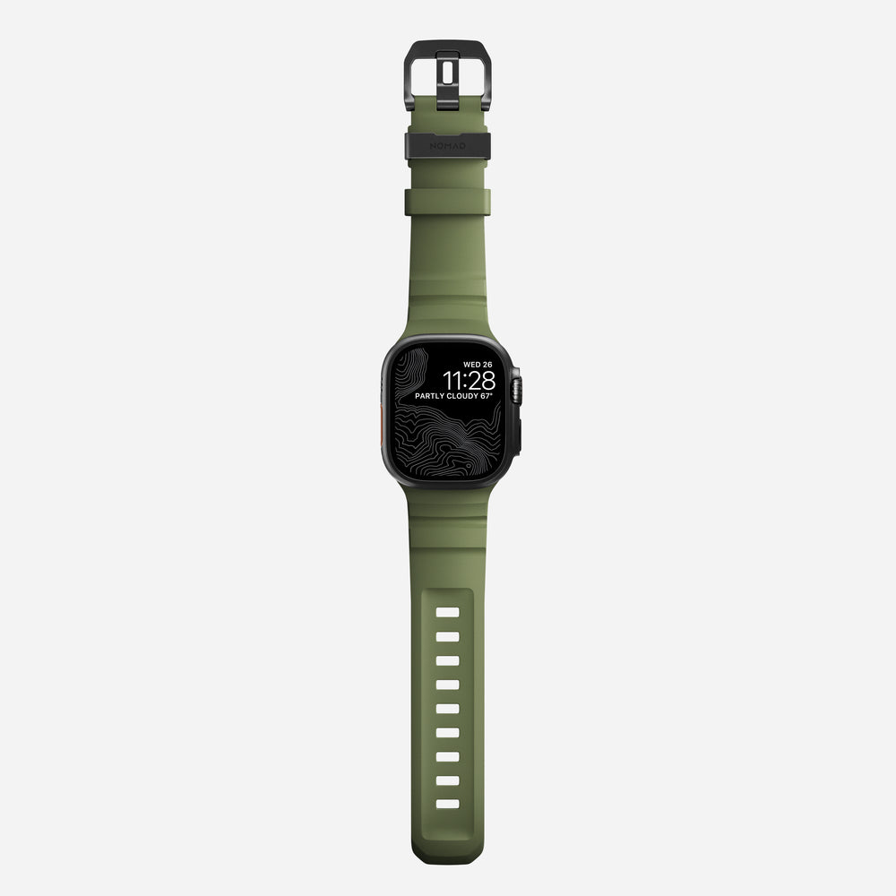 Rocky Point Band - 46mm/49mm | Forest | Black Hardware | NOMAD® - Image 8