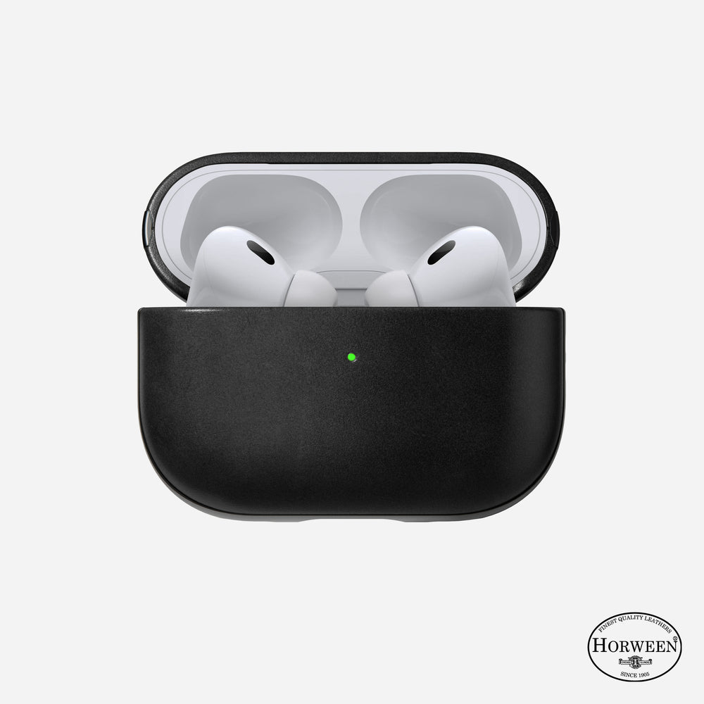 Modern Leather Case - AirPods Pro (2nd Gen) | Black | Horween | NOMAD®