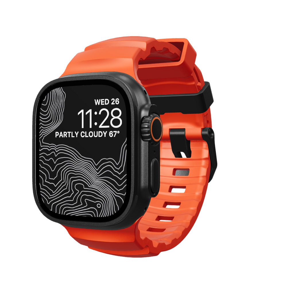 Rocky Point Band - 46mm/49mm | Magma | Black Hardware | NOMAD® - Image 3