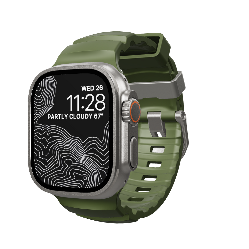 Rocky Point Band - 46mm/49mm | Forest | Natural Hardware | NOMAD® - Image 3