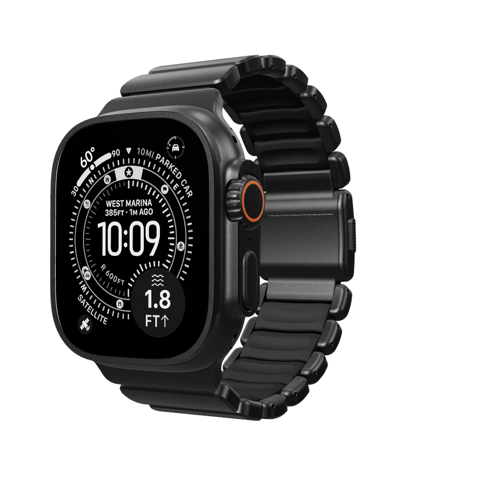 Stratos Band - 49mm | Black Titanium | Black FKM | NOMAD® - Image 3