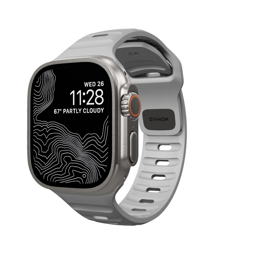 Sport Band - 46mm/49mm | Lunar Gray | NOMAD® - Image 3
