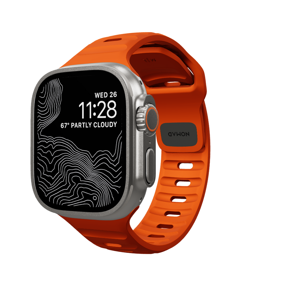 Sport Band - 46mm/49mm | Ultra Orange| NOMAD® - Image 3