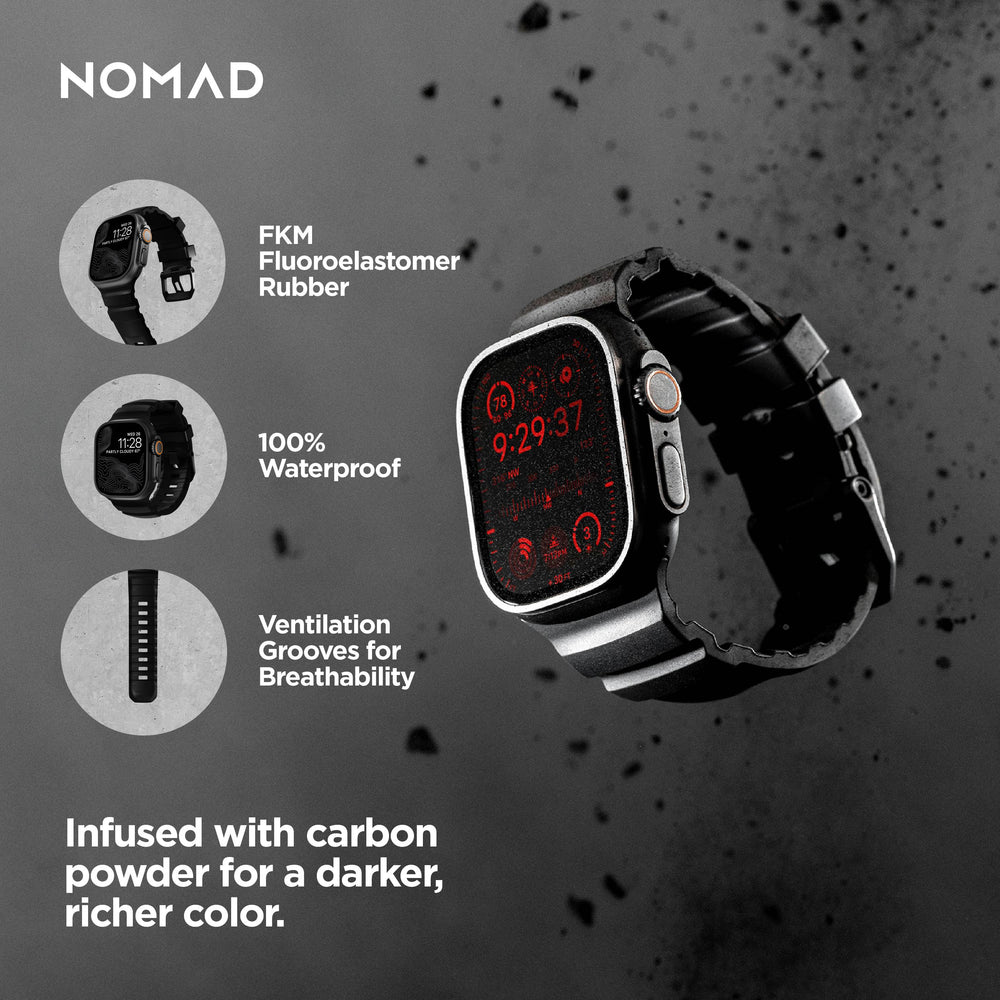 Rocky Point Band - 46mm/49mm | Carbon Black | Black Hardware - Image 7