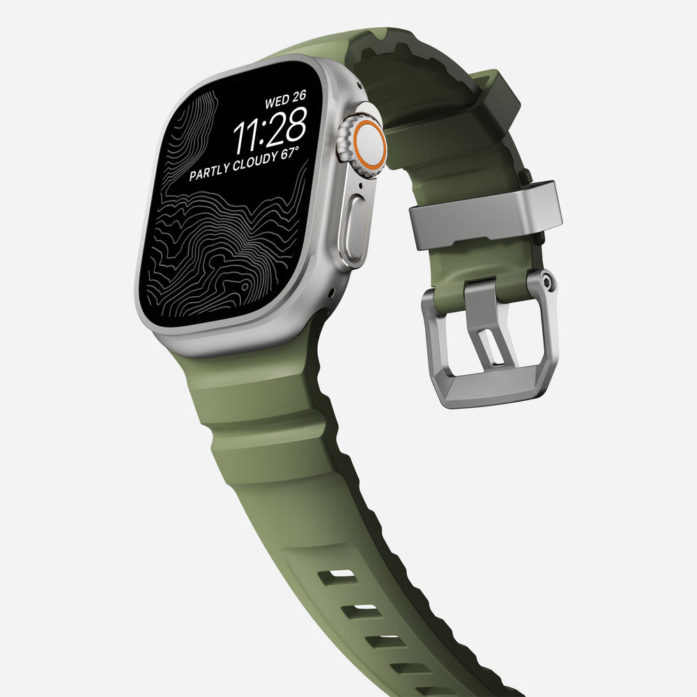 Rocky Point Band - 46mm/49mm | Forest | Natural Hardware | NOMAD® - Image 10
