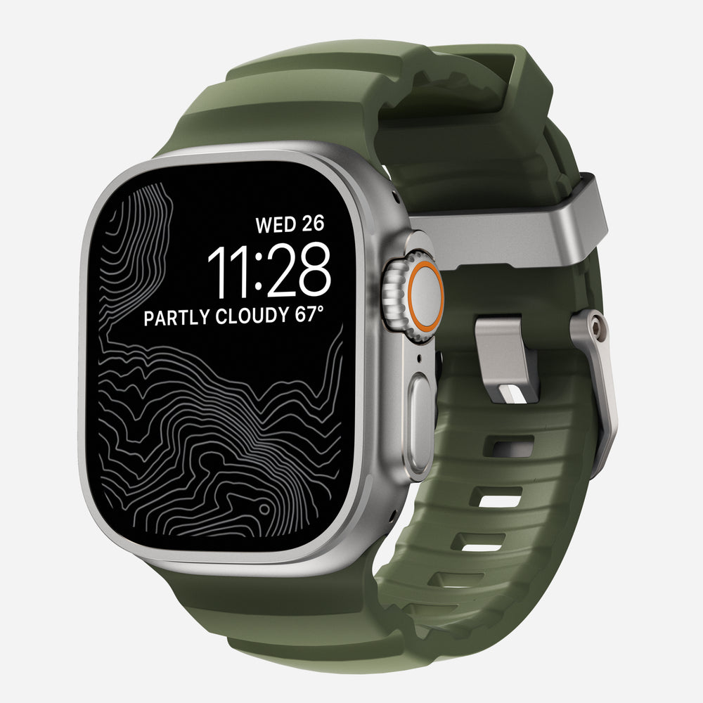 Rocky Point Band - 46mm/49mm | Forest | Natural Hardware | NOMAD®