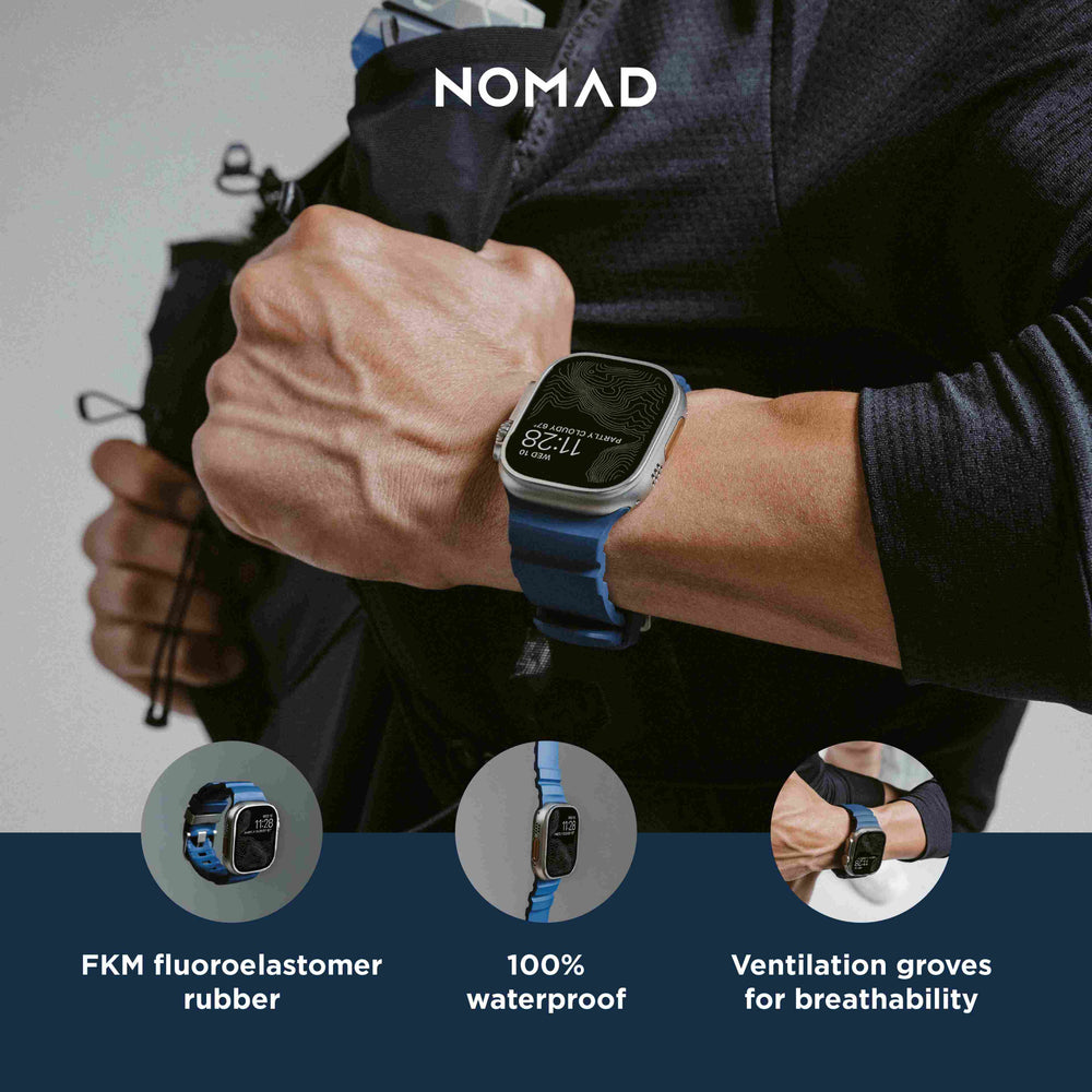 Rocky Point Band - 46mm/49mm | Atlantic | Natural Hardware | NOMAD® - Image 6