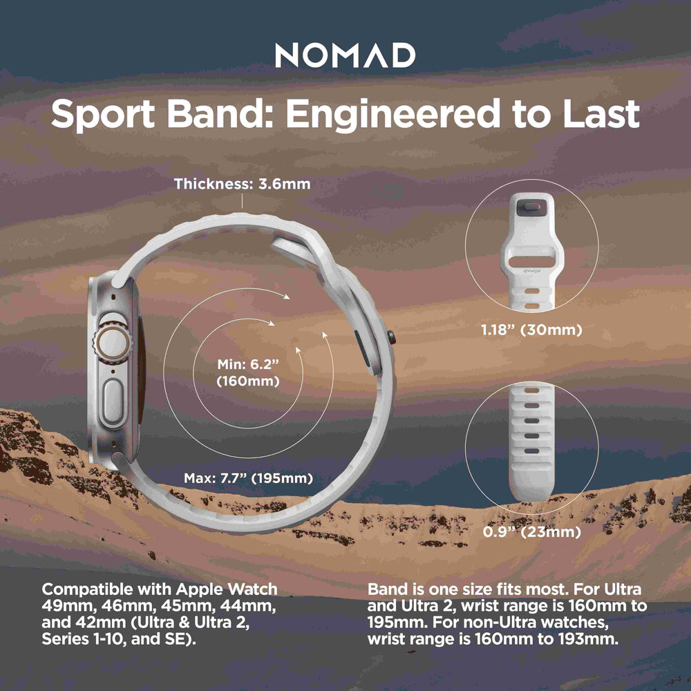 Sport Band - 46mm/49mm | Stone | NOMAD® - Image 5