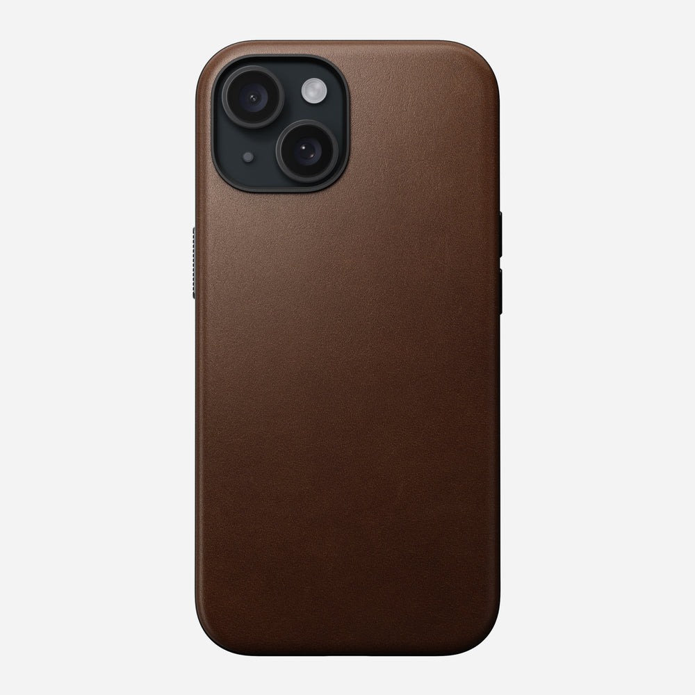Modern Leather Case - iPhone 15 | Brown | Nomad Leather | NOMAD® - Image 3