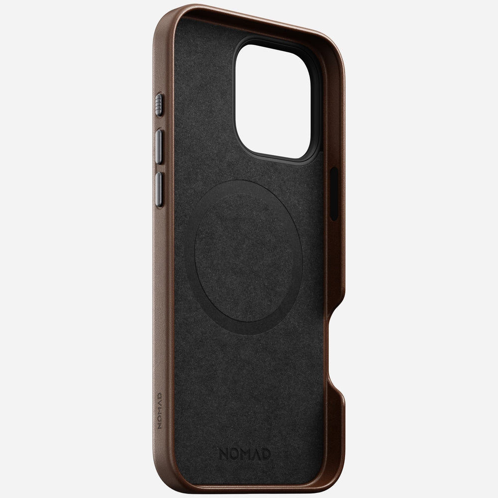 Traditional Leather Case - iPhone 16 Pro Max | Brown | Nomad Leather | NOMAD® - Image 6