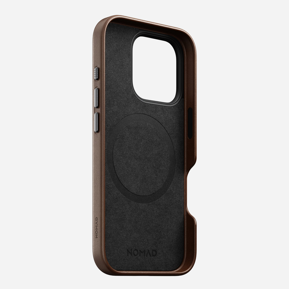 Traditional Leather Case - iPhone 16 Pro | Brown | Nomad Leather | NOMAD® - Image 6