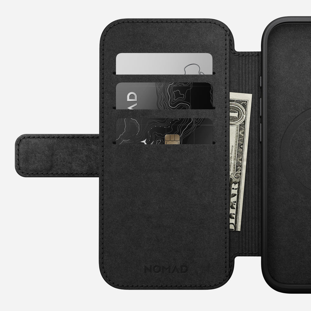 Modern Leather Folio - iPhone 16 | Black | Nomad Leather | NOMAD® - Image 8